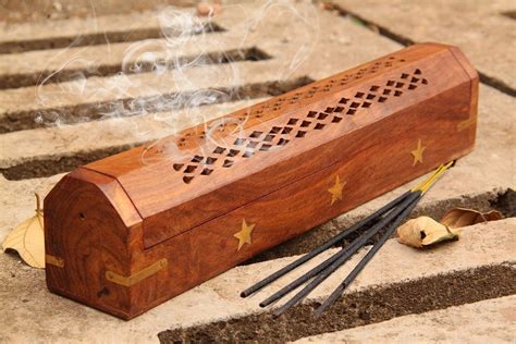 metal incense box burner|incense stick storage box.